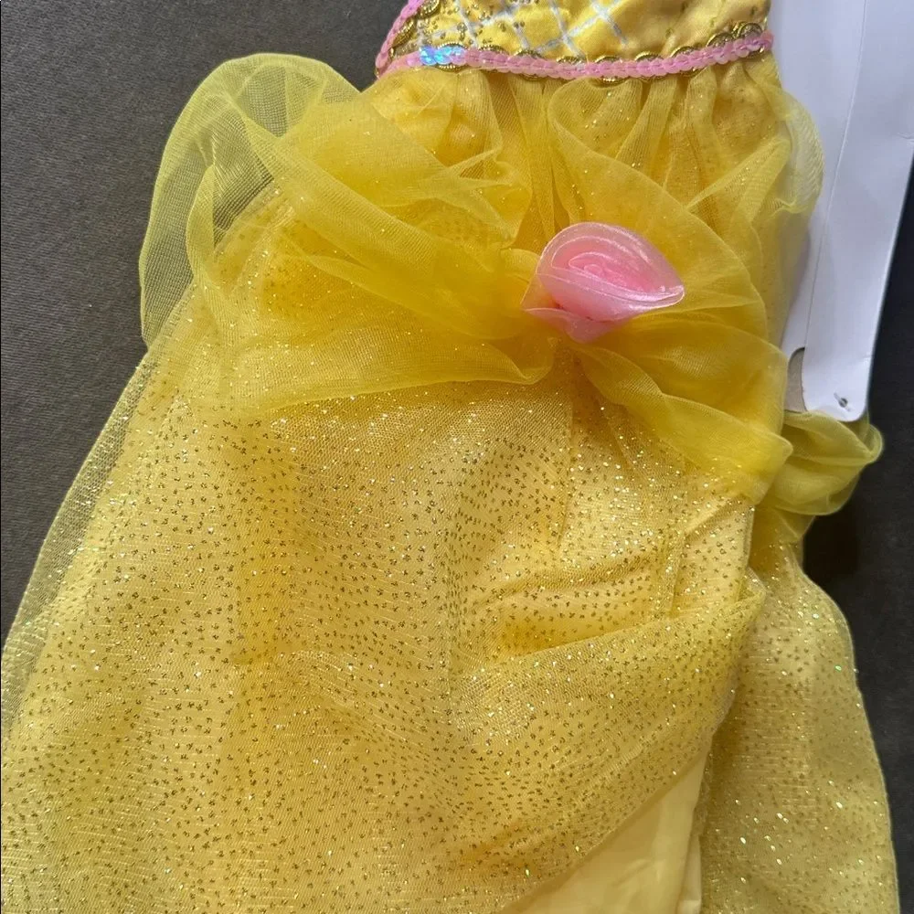 Kids Disney Princess Belle Halloween Costume Size XS 4/5 NEW - Picture 6 of 9